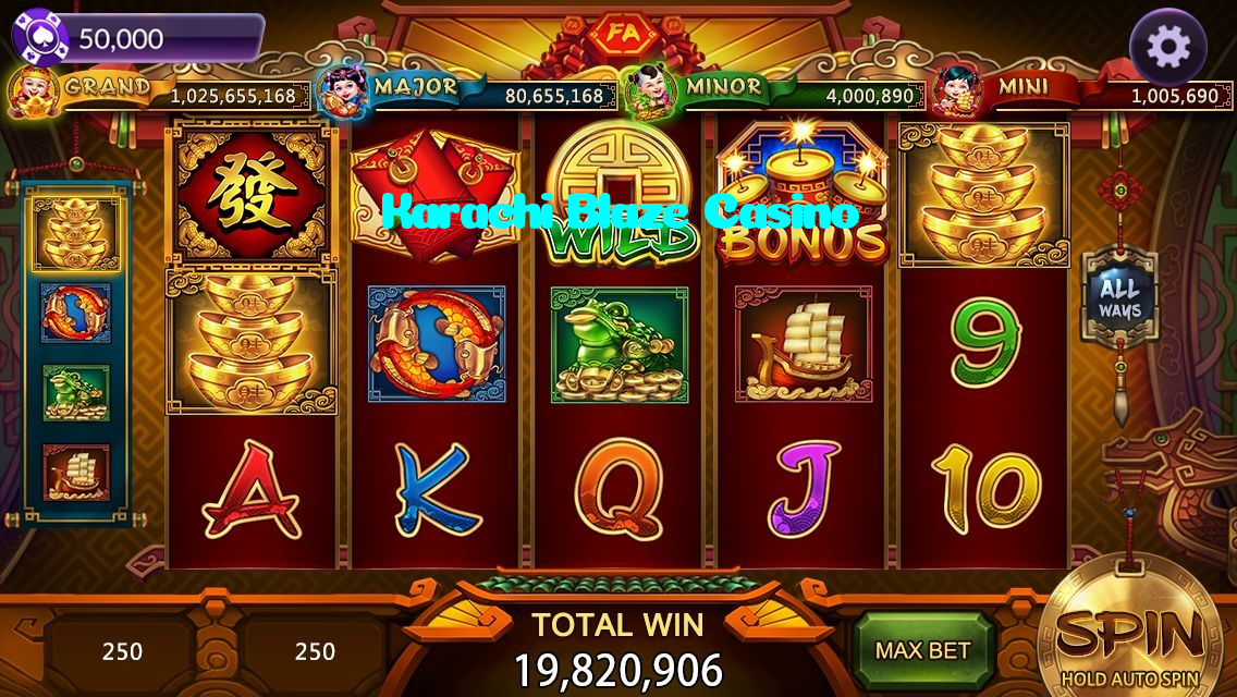 Karachi Blaze Casino casino presented on mobile device in Pakistan with slots and live games